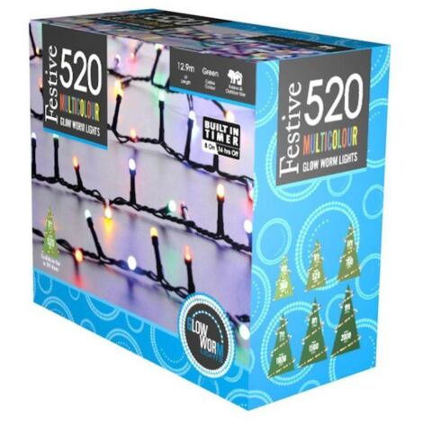 Glow-worm lights - Multicolour - 520 LEDs (P030496)