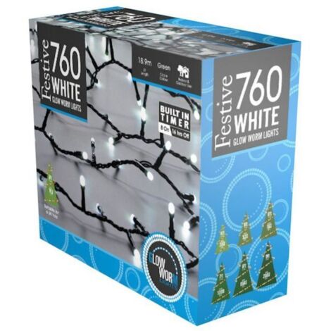 Glow-worm lights - White - 760 LEDs (P030498)
