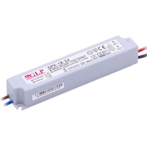 GLP GPV-18-24 LED Netzteil 18W 24V 0.75A IP67 Schaltnetzteil CV