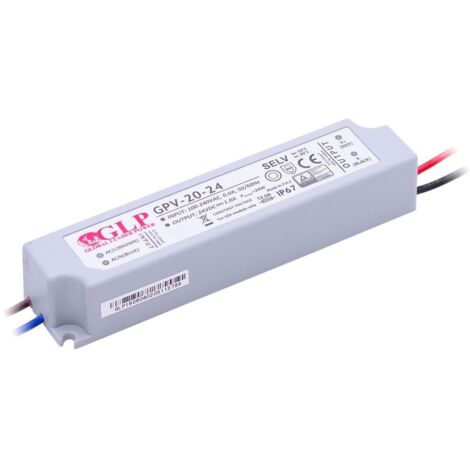 GLP GPV-20-24 LED Netzteil 20W 24V 1A IP67 Schaltnetzteil CV
