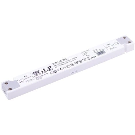 GLP GTPC-30-12-S LED Netzteil extrem flach für Möbeleinbau 30W 12V 2.5A IP20 Schaltnetzteil CV