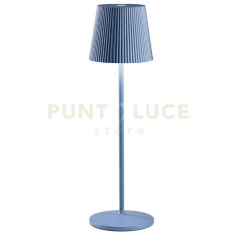 GLS054- LAMPADA RICARICABILE A BATTERIA BLU A LED 3000K 240LM 3W