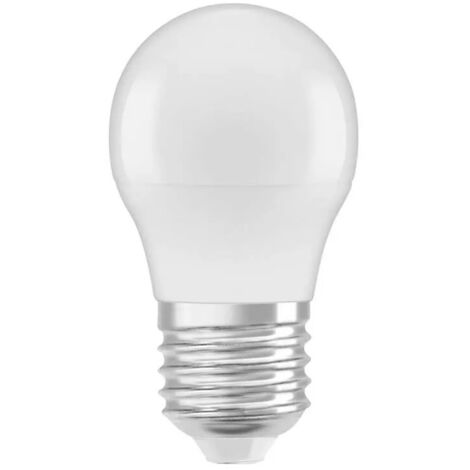 Glühlampe LRD mattiert Kugel E27, 4.9W, kaltweiß.