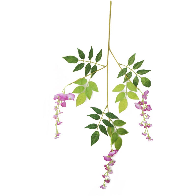 Tlily - Glycine fleur artificielle de longueur de 75cm Pouding au tofu a Kinuka faux Faux rotin d'arbre Decoration de plafond de mariage