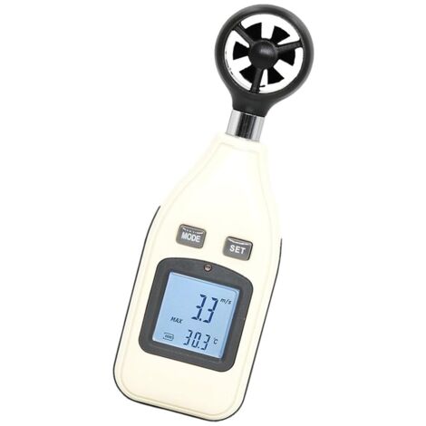 GM816A Piccolo anemometro portatile con sensori ad alta precisione e display LCD per gli amanti delle attività all'aria aperta