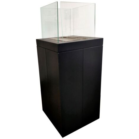 GMR Camino Bioetanolo Devil Nero 2,7L - 1,5kW - con Vetro Protettivo