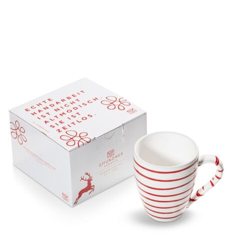 Gmundner Ceramics Rosso fiammato, Tazza da colazione Max (0,3 L)
