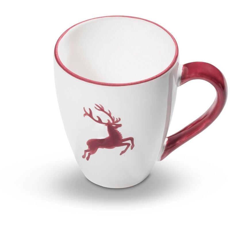 Bordeauxr. Hirsch, Tasse à déjeuner Max 0,3 litre - Gmundner Keramik