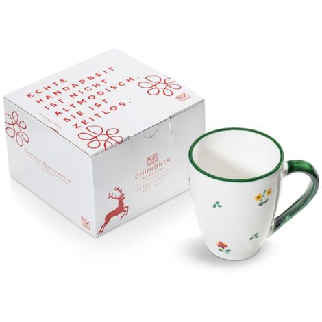 Gmundner Keramik fiori sparsi, tazza da colazione Max (0,3 l)