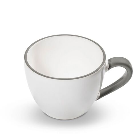 Gmundner Keramik Grauer Rand, Teetasse Maxima 0,4 Liter
