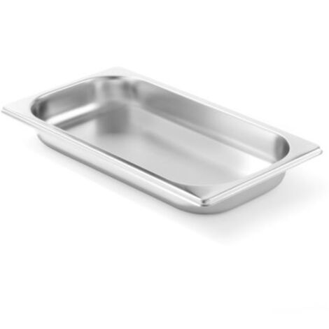 GN 1/3 Behälter, Edelstahl, Profi Line, Höhe 65 mm - Hendi 801536