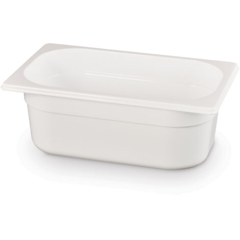 GN 1/4 Polycarbonat-Behälter, Höhe 100 mm - Hendi 862674