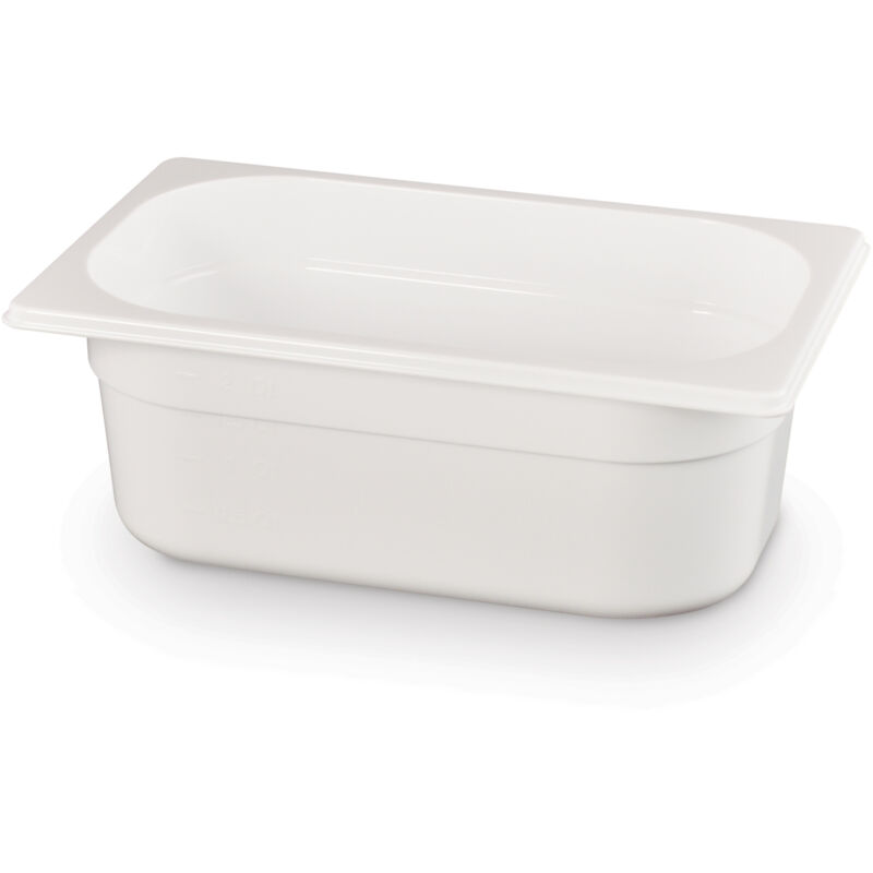 Gastronorm-behälter 1/4, Gn 1/4, 2, 8l, Weiß, 265x162x(h)100mm - Hendi