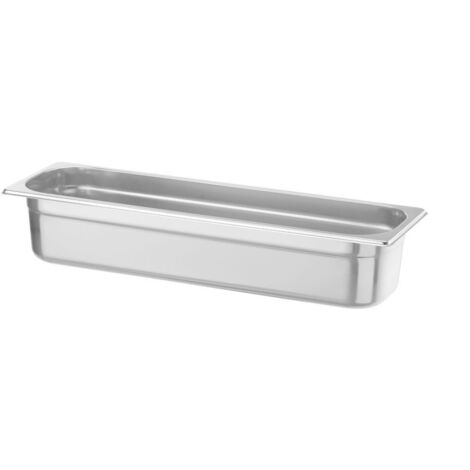 GN 2/4 Behälter, Edelstahl, Profi Line, Höhe 100 mm - Hendi 801666