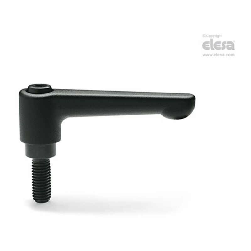 ELESA Adjustable handle-GN 302-78-M10-25-SR