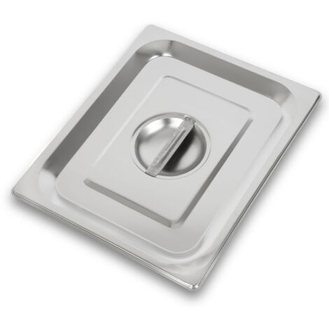 GN Tapa 1/2 acero inoxidable resistente -40° a 300°C con asa gastronorm VERTES