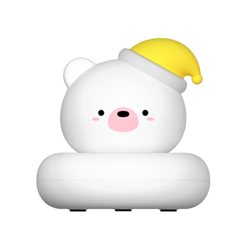 Mini veilleuse LED flexible rechargeable par USB, motif lapin/ours/chat/canard, lampe d'alimentation pour bébé, intensité variable, 3 niveaux de