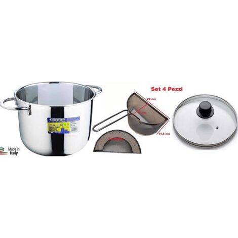Gnali Pasta Più, Set 4 Stück Multikochtopf 24 cm