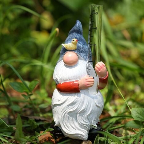 Nain de jardin coquin avec majeur levé - Figurine décorative amusante et  originale