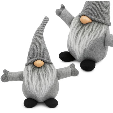 GNOME DE NOËL 35CM YX045 GREY