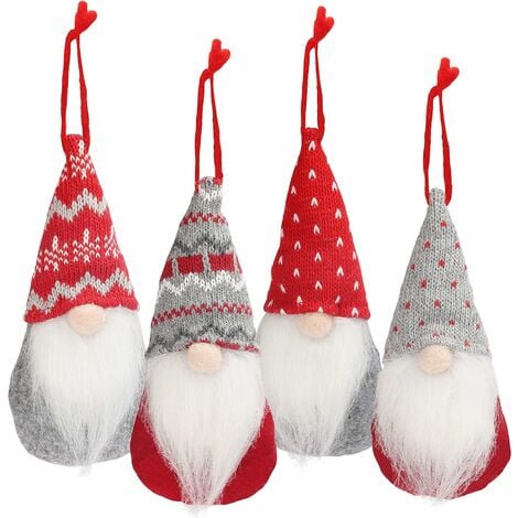 Lutins Gnomes de Noël - Rouge & Noir - Motif à carreaux