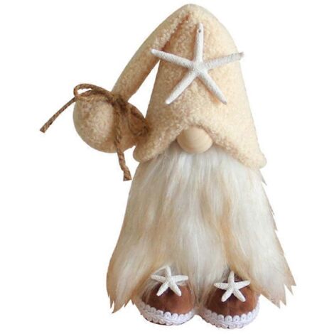 Gnomes d'été, décorations de plateau à étages sur le thème de la plage, style scandinave et suédois