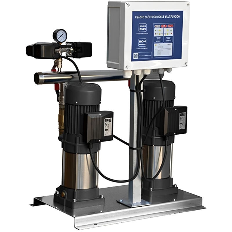 Générateur automatique vertical multicellulaire à double pression gpd bcn Series Raccordement de la pompe: Triphasé - Puissance hp: 2 x 3 hp