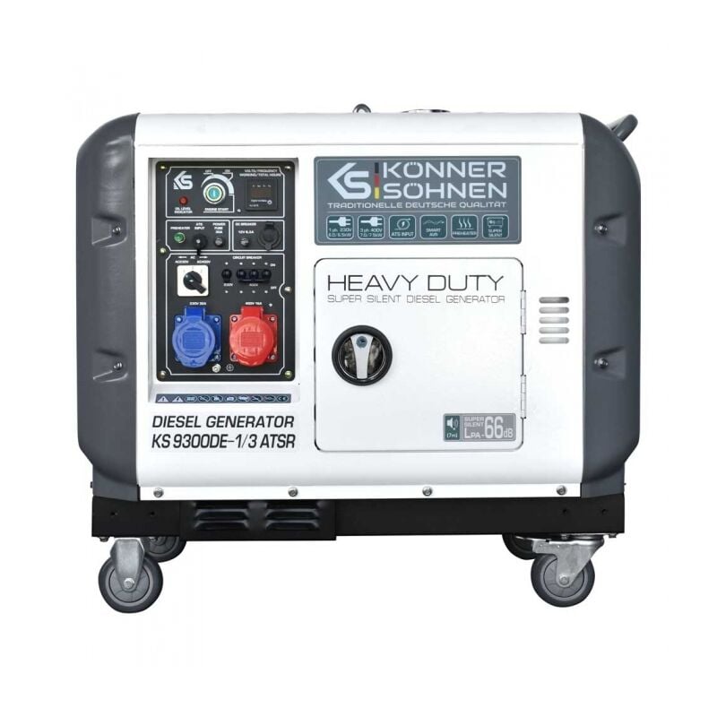 Groupe électrogène diesel 6,5 kW (euro v), démarrage Électrique Könner&söhnen ks 9300DE-1/3 atsr