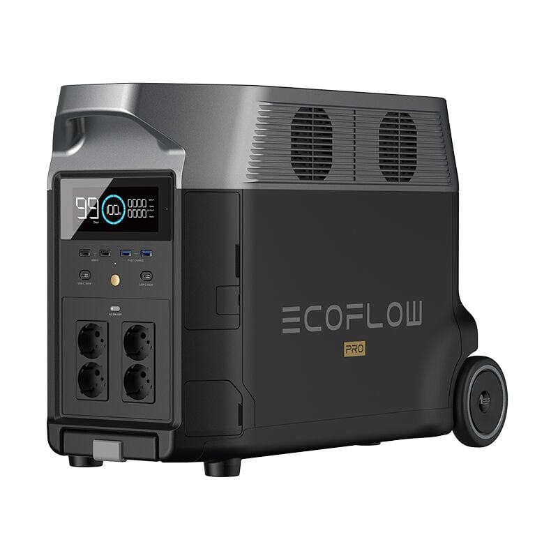 Ecoflow - Générateur d'énergie portable Ef Delta Pro Batterie pour la maison extensible 3,6 kWh - 25 kWh, grande sortie ca 3600 w, générateur solaire