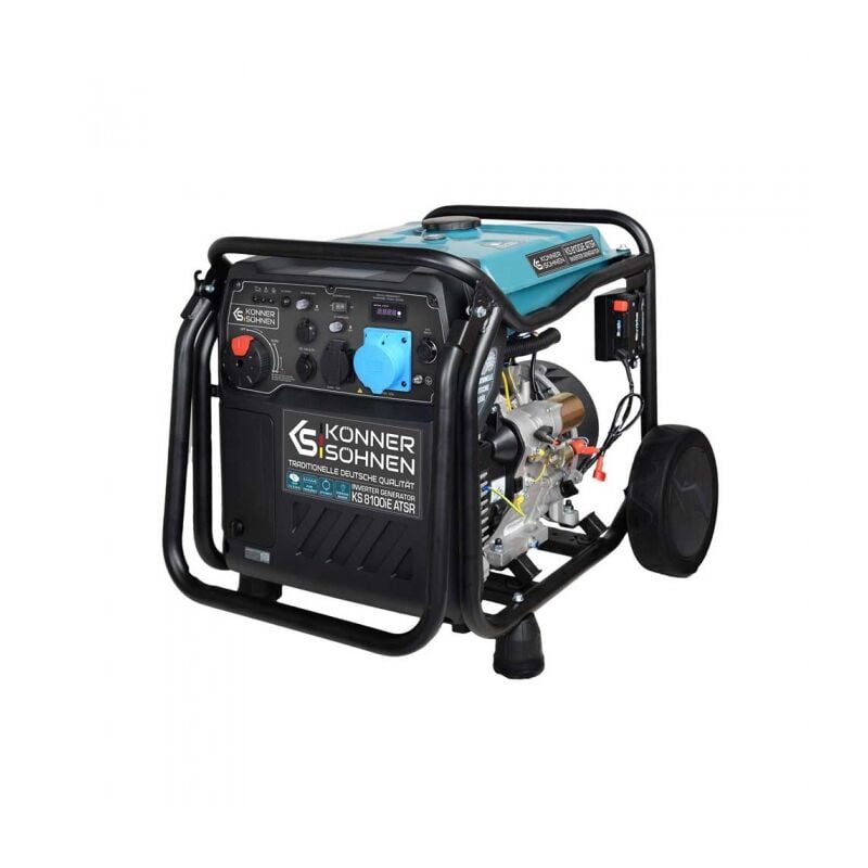 Groupe électrogène inverter anti-bruit Könner Söhnen, 8500W, démarrage électrique - KS 8100iE ATSR