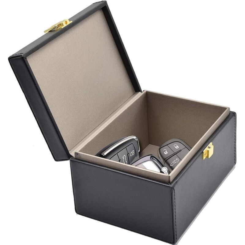 Go Boîte Protection, Boîte Antivol Faraday, Boîte à clés de Voiture RFID Blocker Antivol Bloque Signal RFID Boîte