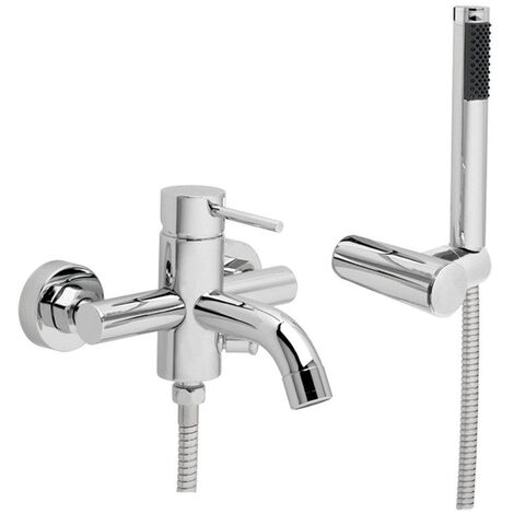 GO by Van Marcke Cocoon mitigeur monocommande baignoire douche complet comprenant douchette à main entraxe 15 cm disques céramiques comprenant rosaces