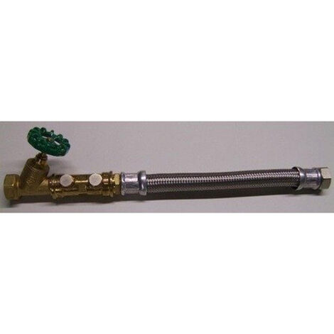 Go by Van Marcke kit de raccordement complet pour compteur d'eau 3/4F x 3/4F écrou libre - inox