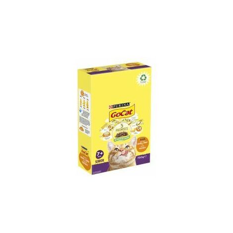Go-Cat Senior with Chicken  Turkey and Vegetables Dry Cat Fo - 748614