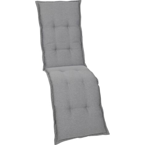 GO-DE Relax-Auflage 170 cm x 50 cm x 7 cm, grau Auflage