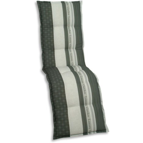 GO-DE Relax-Auflage 170 x 50 x 8 cm, grau, anthrazit Sitzpolster