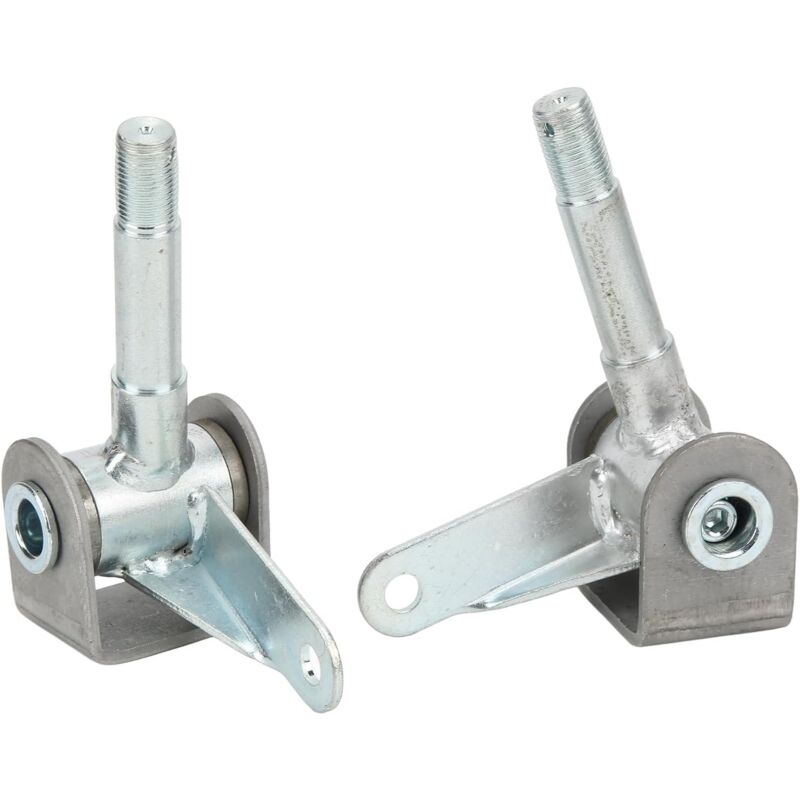 Go Kart Spindle Spindles Set Kit et Moyeu, Essieu de Direction 5/8 Jambe de Force, 4.5inx5/8in 2pcs Ensemble de Supports de Broche en Alliage d'acier