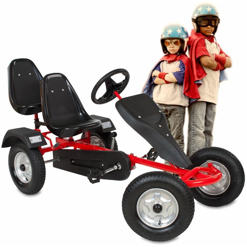 Go Kart With 2 Seats Go Kart For Kids Kart Pedal Go Kart Red