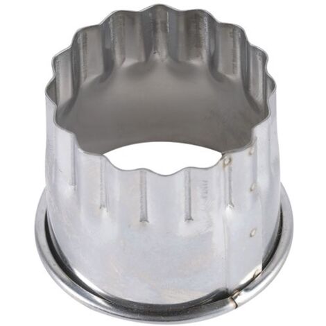 GOBEL - Découpoir rond cannelés - bord roulé - inox - Ø 40 mm h 36 mm