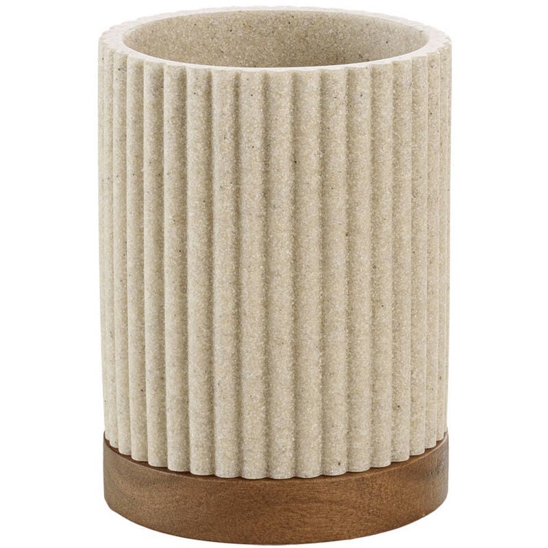 Porte-brosse à dents rayé NIAGARA, 8 x 10,8 cm