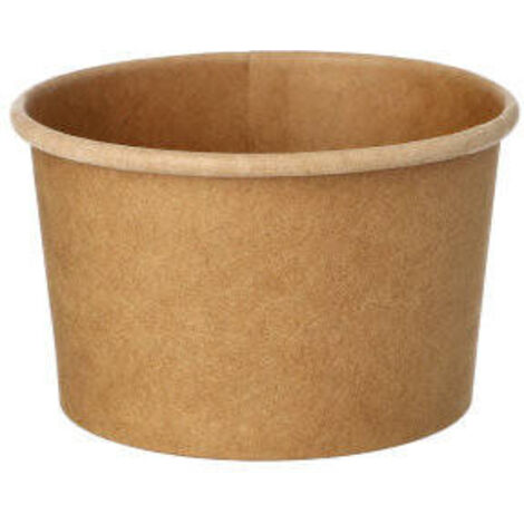 Gobelet à soupe en papier 230 ml, diamètre 98 mm, hauteur 6 cm, 25 pièces.