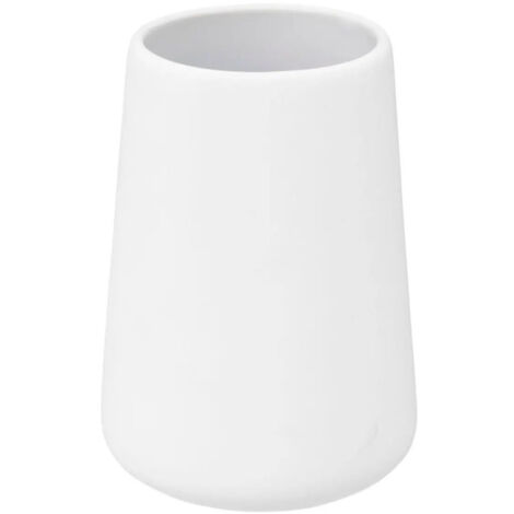Gobelet Brosse à Dent "Cocon" 11cm Blanc Coton