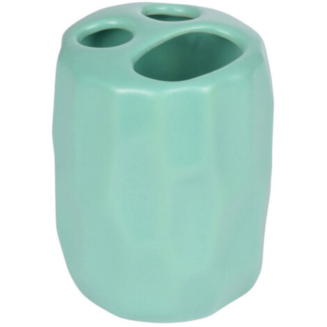 Gobelet Brosse à Dent "Origami" 9cm Vert Menthe Mat