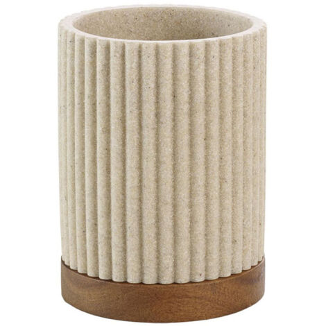 Gobelet Brosse à Dents "Niagara" 10cm Naturel
