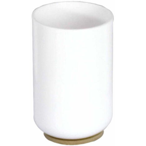 Gobelet Brosse à Dents "Smart" 10cm Blanc
