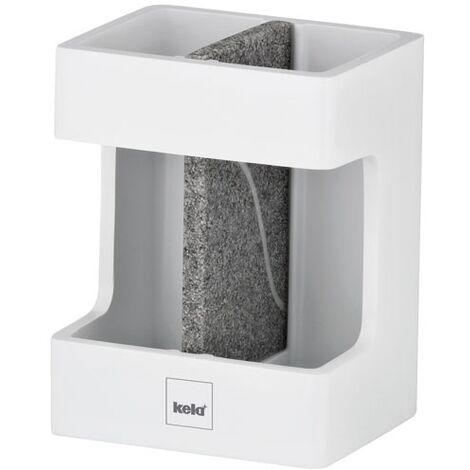 GOBELET BROSSE DENT CUBE BLANC PIERRE KELA 23693
