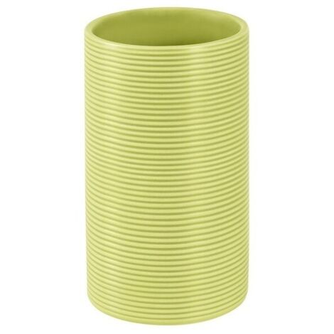 Gobelet Céramique TUBE RIBBED Pistache Spirella