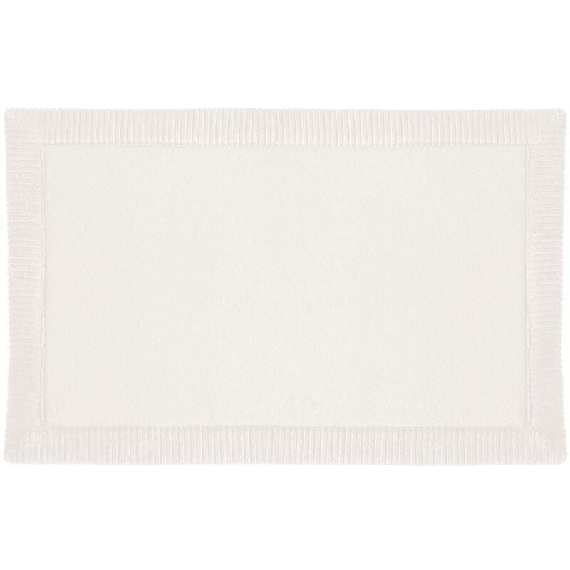 Tapis de bain 80x50cm modern color blanc - 5five