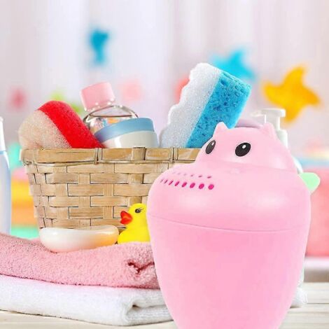 Gobelet de bain Hippo (rose)