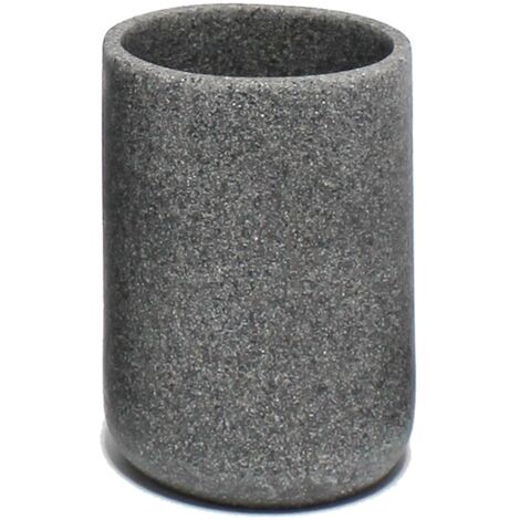 Gobelet de salle de bain effet granit JASPER